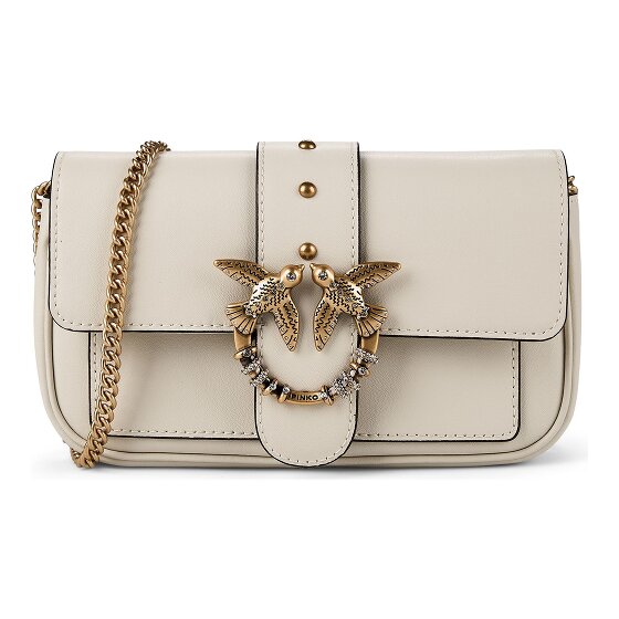 PINKO Love Pocket Shoulder bag Genuine Leather 20 cm