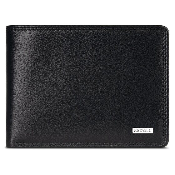 Redolz Leather Essentials QF wallet RFID leather 12 cm fold-out