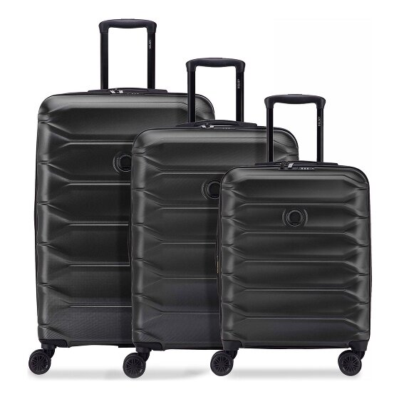 Delsey Paris Meteor 4 wheels Suitcase set 3-piece Expandable