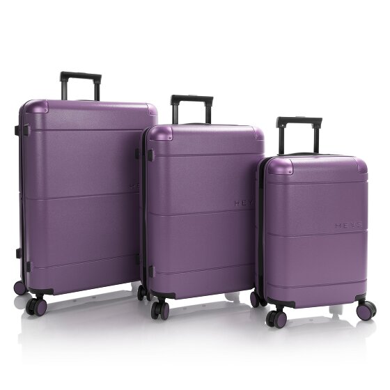 Heys Zen 4 wheels Suitcase set 3-piece with expansion pleat