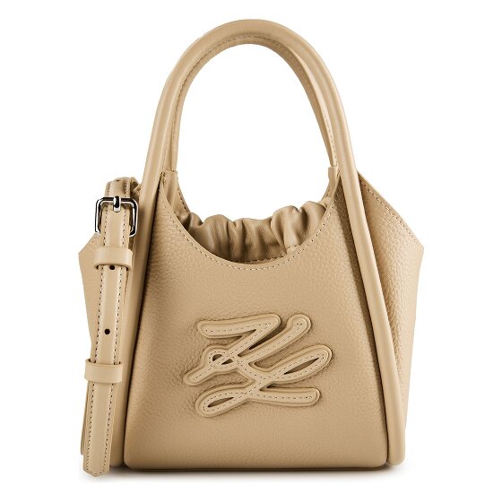 Karl Lagerfeld Autograph Handbag Genuine Leather 26 cm