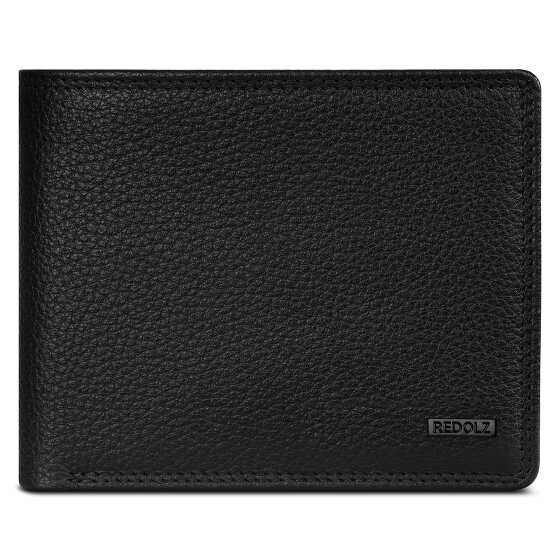 Redolz Leather Essentials QF wallet RFID leather 12 cm fold-out