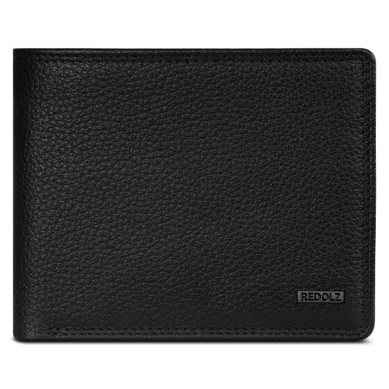 Redolz Leather Essentials QF wallet RFID leather 12 cm fold-out