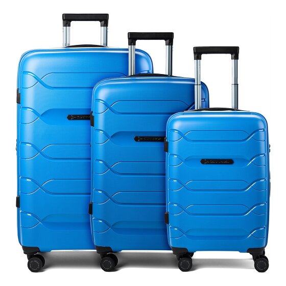Polestream Strz by Asteroid 4 wheels Suitcase set 3-piece with expansion pleat