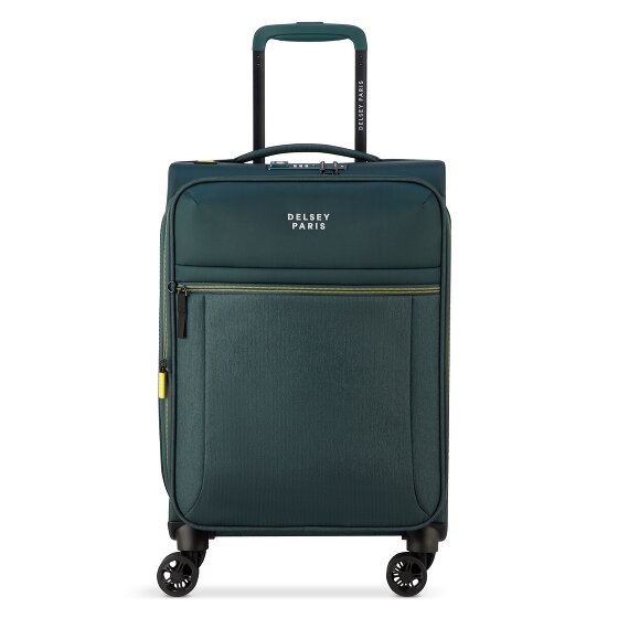 Delsey Paris Brochant 3 4 wheels Cabin trolley 55 cm with expansion pleat