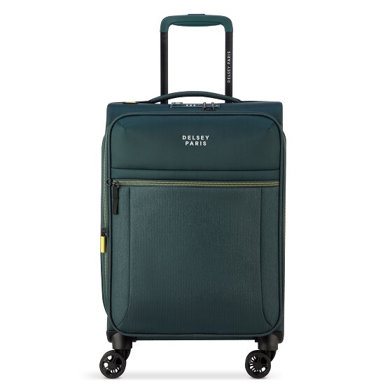 Delsey Paris Brochant 3 4 wheels Cabin trolley 55 cm with expansion pleat