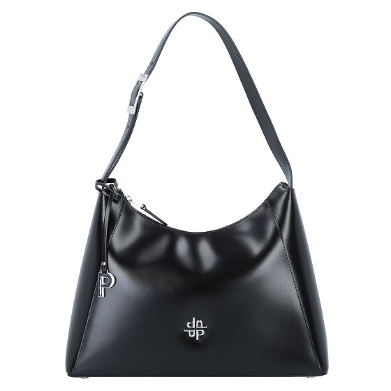 Picard Black Tie Shoulder Bag Leather 34 cm