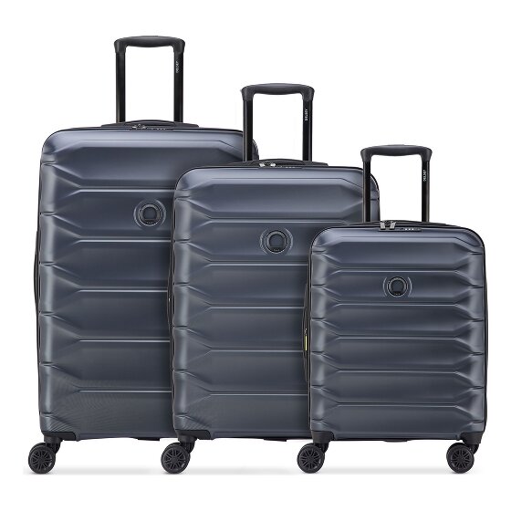 Delsey Paris Meteor 4 wheels Suitcase set 3-piece Expandable