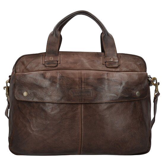 Harold's Saddle briefcase leather 41 cm laptop compartment