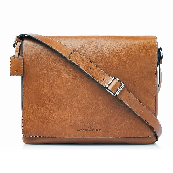 Castelijn & Beerens Mark Briefcases Messenger RFID protection Genuine Leather 39 cm Laptop compartment