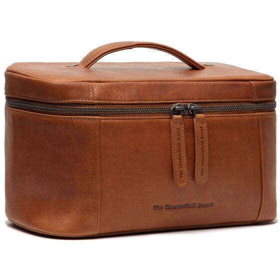 The Chesterfield Brand Wax Pull Up Toilet bag Leather 29 cm
