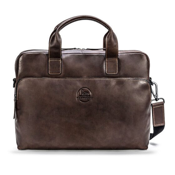 Farmhood Nashville Briefcase Leather 39 cm Laptop compartment