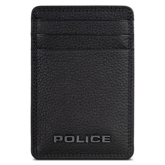Police Credit card case RFID protection Leather 7 cm Police Credit card case RFID protection Leather 7 cm