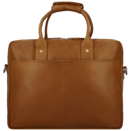 Dermata Briefcase leather 39 cm laptop compartment