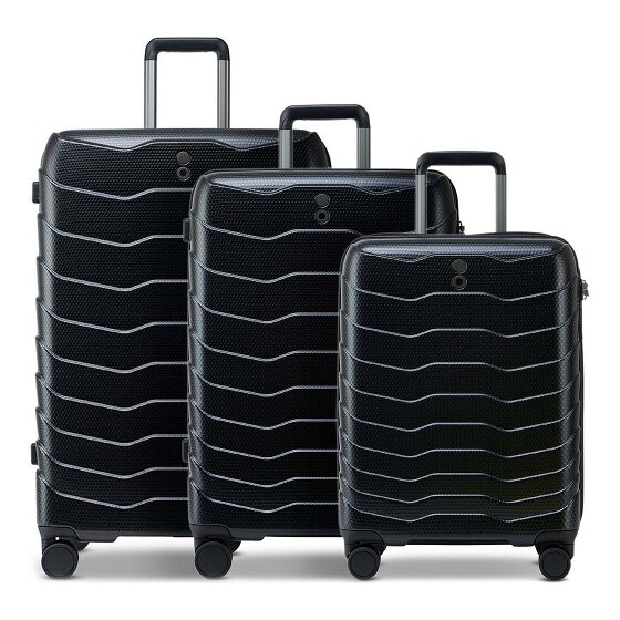 Echolac Exo 4 wheels Suitcase set 3-piece Expandable
