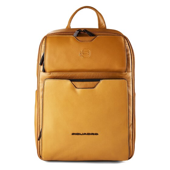 Piquadro Ael Daypack Leather 37 cm Laptop compartment