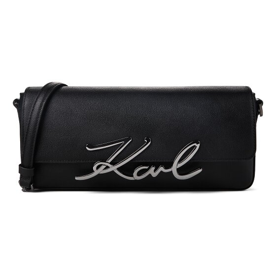 Karl Lagerfeld Signature 2.0 Shoulder Bag Genuine Leather 28.5 cm