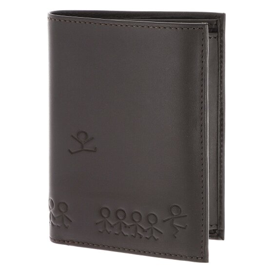 oxmox Leather Wallet RFID protection Genuine Leather 10 cm