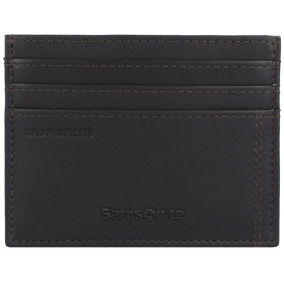 Samsonite Attack 2 Credit card case RFID protection Genuine Leather 10 cm