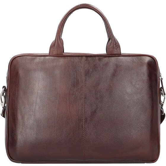 Dermata Briefcase leather 39 cm laptop compartment