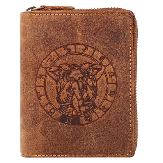 Greenburry Vintage zodiac wallet leather 10 cm
