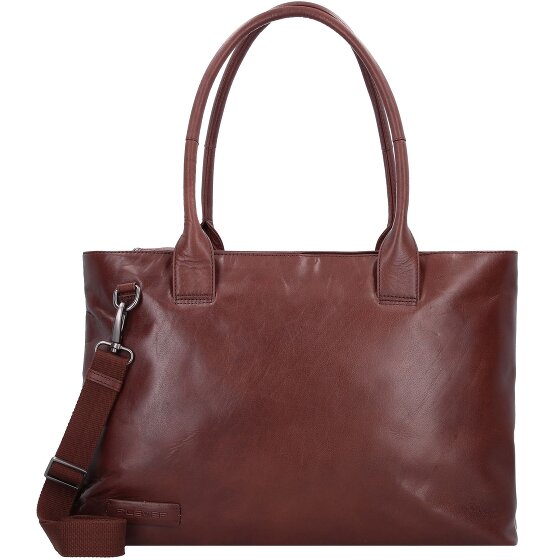 Plevier Rock Amber Shoulder Bag Leather 43 cm Laptop compartment