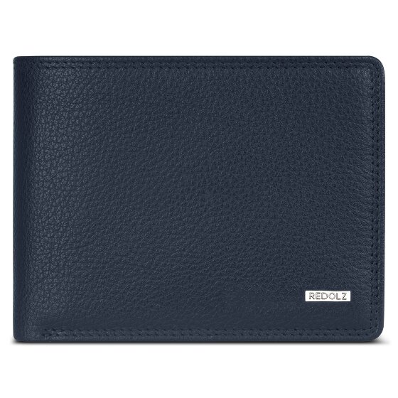 Redolz Leather Essentials QF wallet RFID leather 12 cm fold-out with zipper compartment