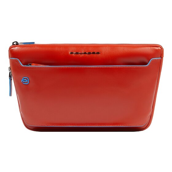 Piquadro Blue Square Shoulder bag Leather 30 cm