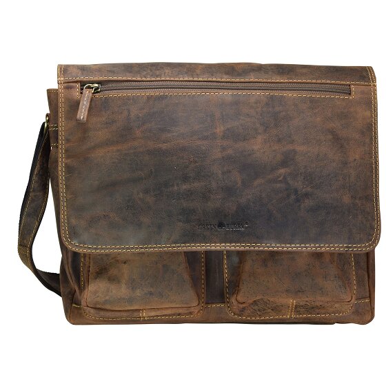 Greenburry Vintage messenger leather 35 cm