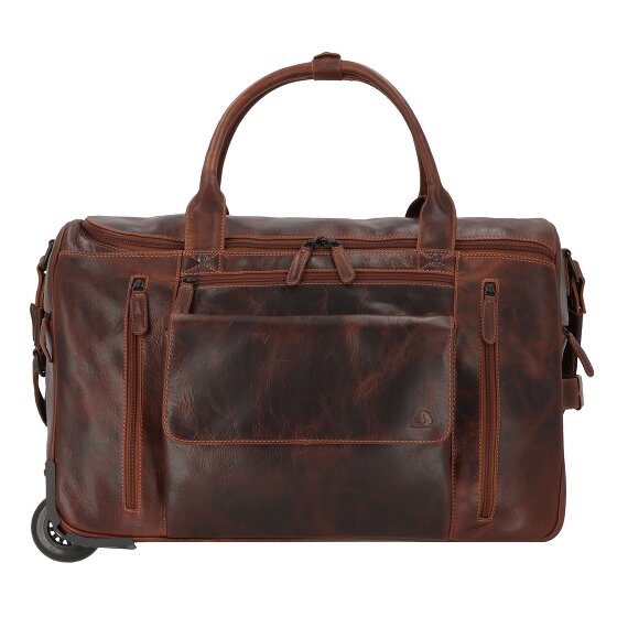 Greenburry Rugged 2 wheels Travel bag Leather 53 cm