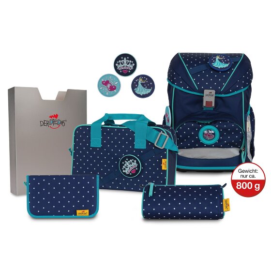 DerDieDas ErgoFlex Buttons school bag set 5pcs.