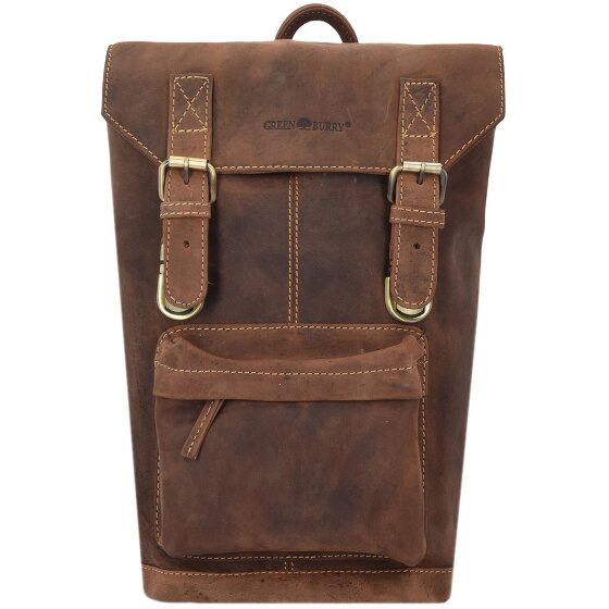 Greenburry Vintage backpack leather 42 cm laptop compartment