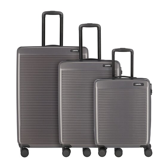 Paklite Sienna 4 wheels Suitcase set 3-piece