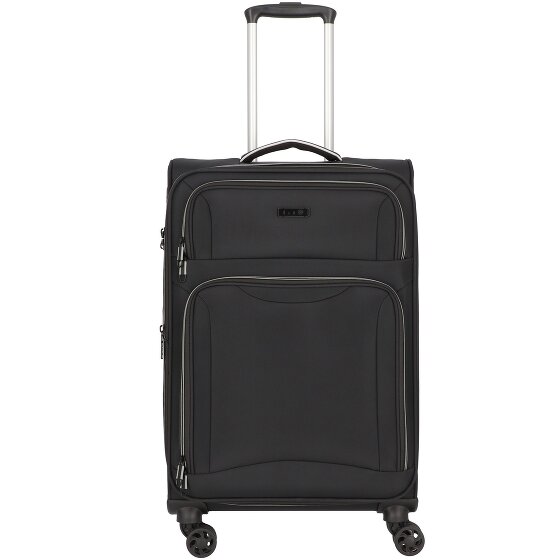 d&n Travel Line 9204 4 wheels Trolley M 66 cm with expansion pleat