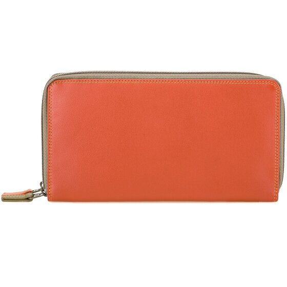 Mywalit Large Double Zip Around Purse wallet leather 18 cm