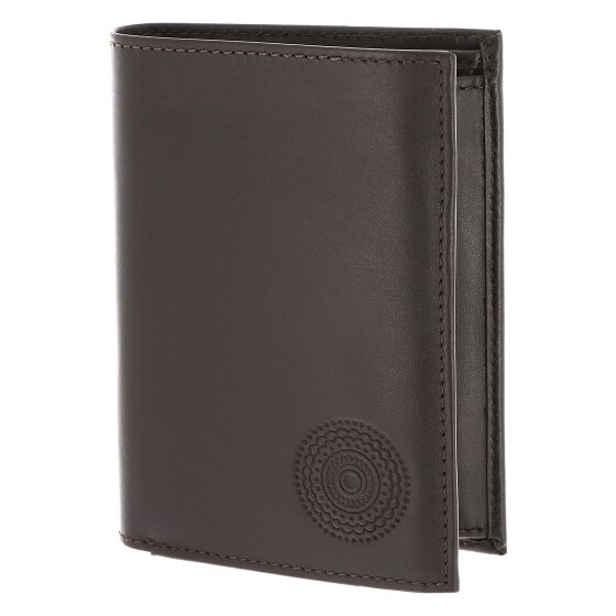 oxmox Leather Wallet RFID protection Genuine Leather 10 cm