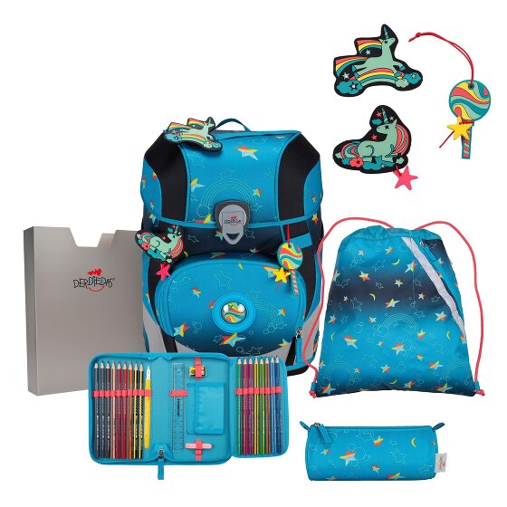 DerDieDas ErgoFlex Tiny LED School bag set
