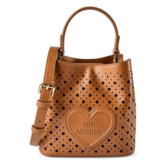 Love Moschino Basket Laminated Shoulder Bag 22 cm