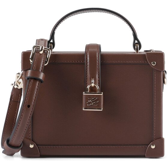 Karl Lagerfeld Autograph Mini Bag Handbag Genuine Leather 17.5 cm