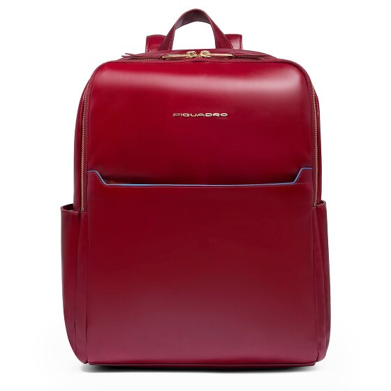 Piquadro Blue Square Daypack RFID protection Leather 37 cm Laptop compartment