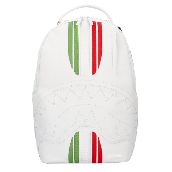 Sprayground Italy Racing Stripes White Daypack 46 cm Laptop compartment