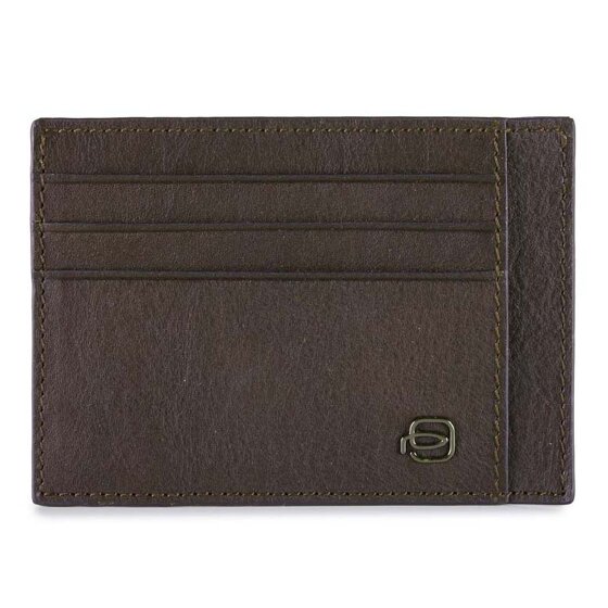 Piquadro Black Square Credit card case Leather 11 cm