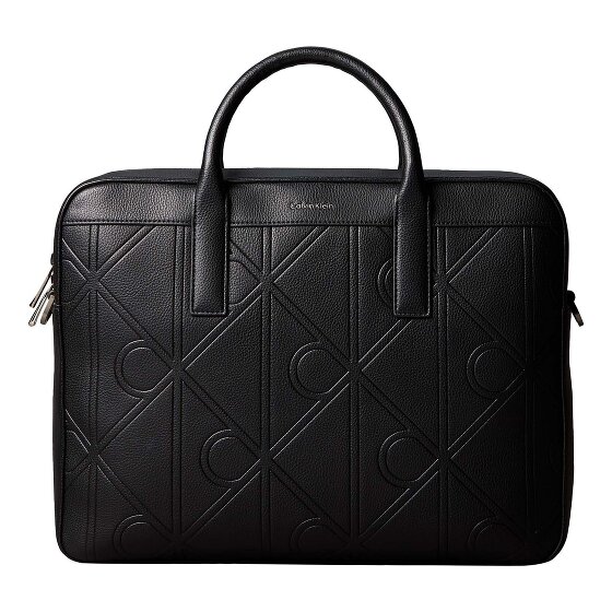 Calvin Klein Embossed Briefcase 36 cm Laptop compartment