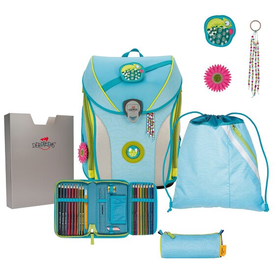 DerDieDas ErgoFlex Max LED School bag set 5-piece
