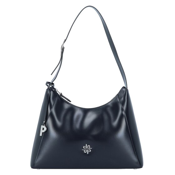 Picard Black Tie Shoulder Bag Leather 34 cm