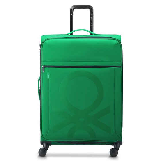 Delsey Paris x United Colors of Benetton Color Block 4-wheeled trolley 77cm with expansion fold