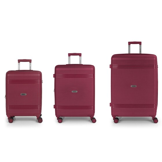 Gabol Saori 4 wheels Suitcase set 3-piece with expansion pleat