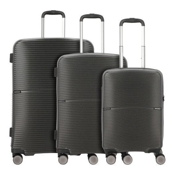 Worldpack San Francisco 4 wheels Suitcase set 3-piece