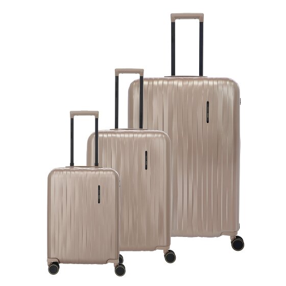 Travelite Barbara 4 wheels Suitcase set 3-piece with expansion pleat
