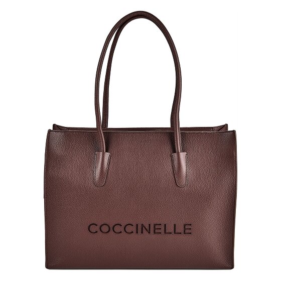 Coccinelle Myrtha Shoulder Bag Genuine Leather 40 cm Laptop compartment